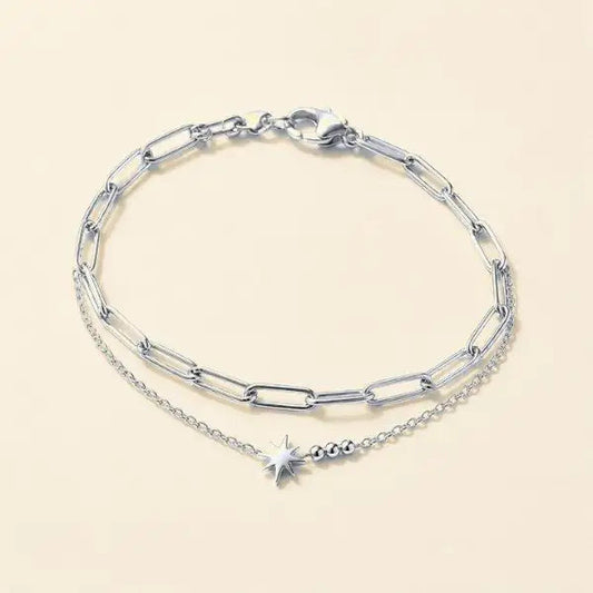 Comet Link Bracelet in 925 sterling silver