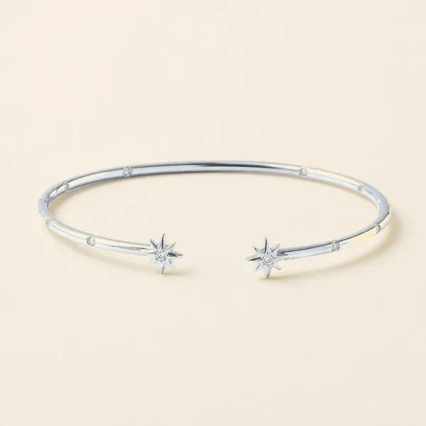 Constellation Cuff Bracelet in 925 sterling silver