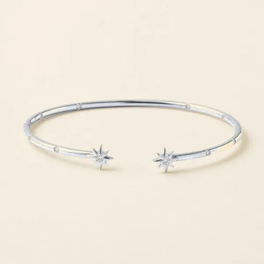 Constellation Cuff Bracelet in 925 sterling silver