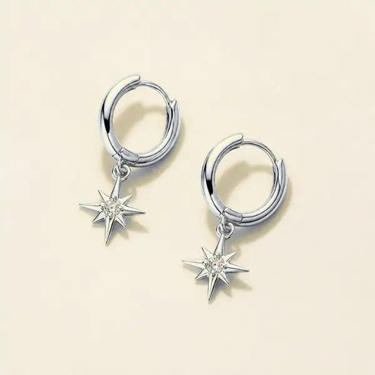 Lumière Huggie Hoops in 925 sterling silver