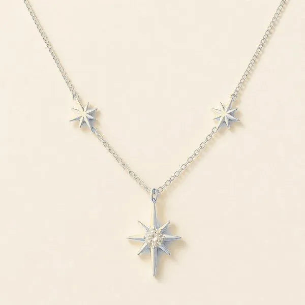 North Star Necklace in 925 sterling silver
