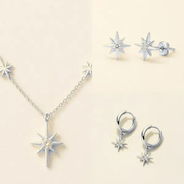 The Everyday Stack in 925 sterling silver