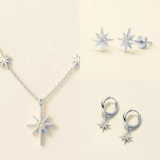 The Everyday Stack in 925 sterling silver